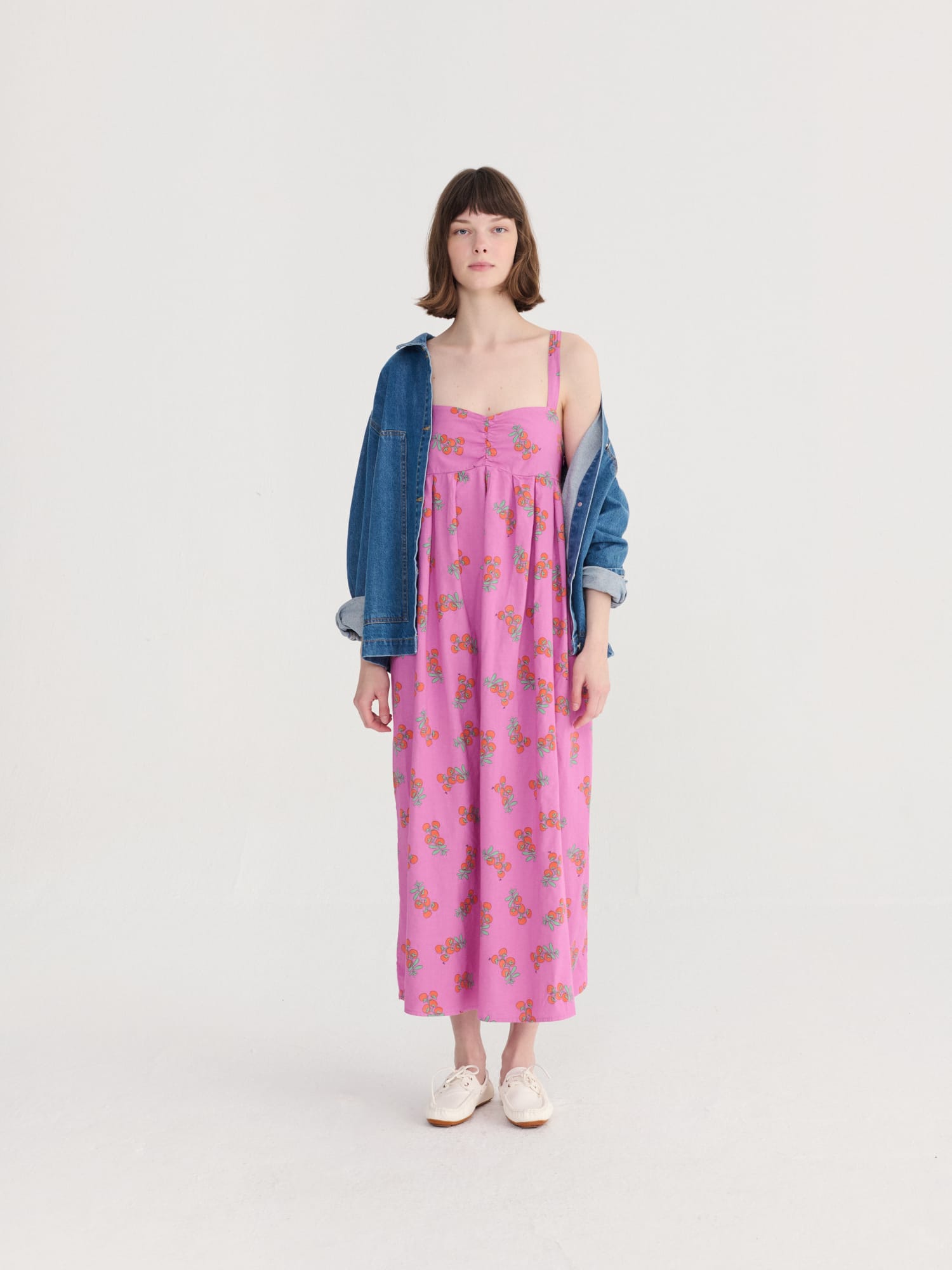 Juicy Tomatoes Pattern Strap Dress