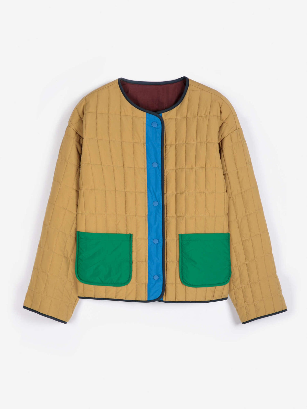 Color Block Reversible Jacket