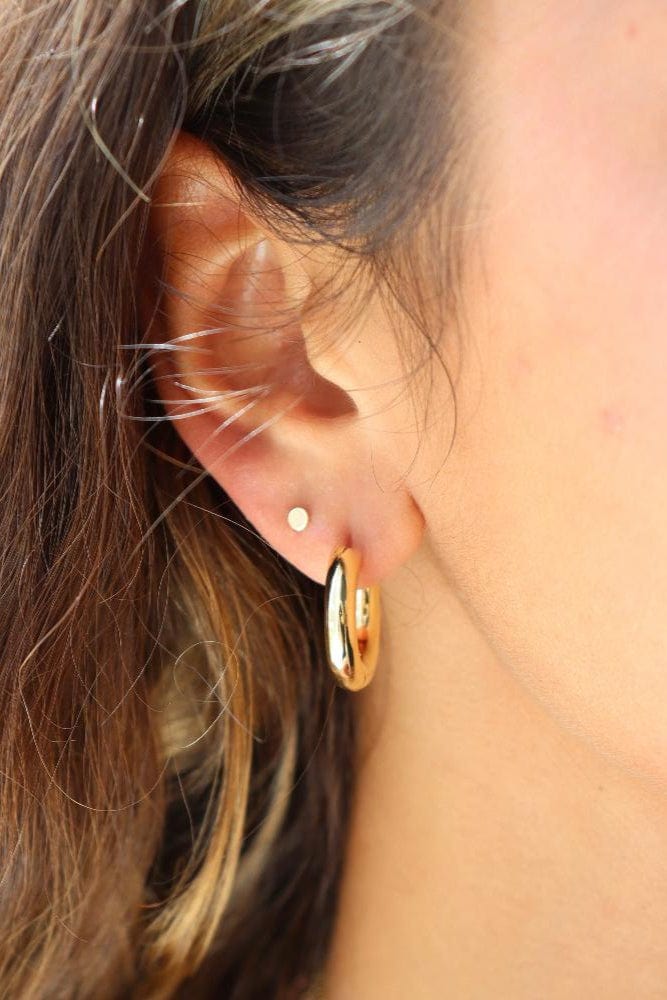 Everyday Hoops - 16k White Gold Fill