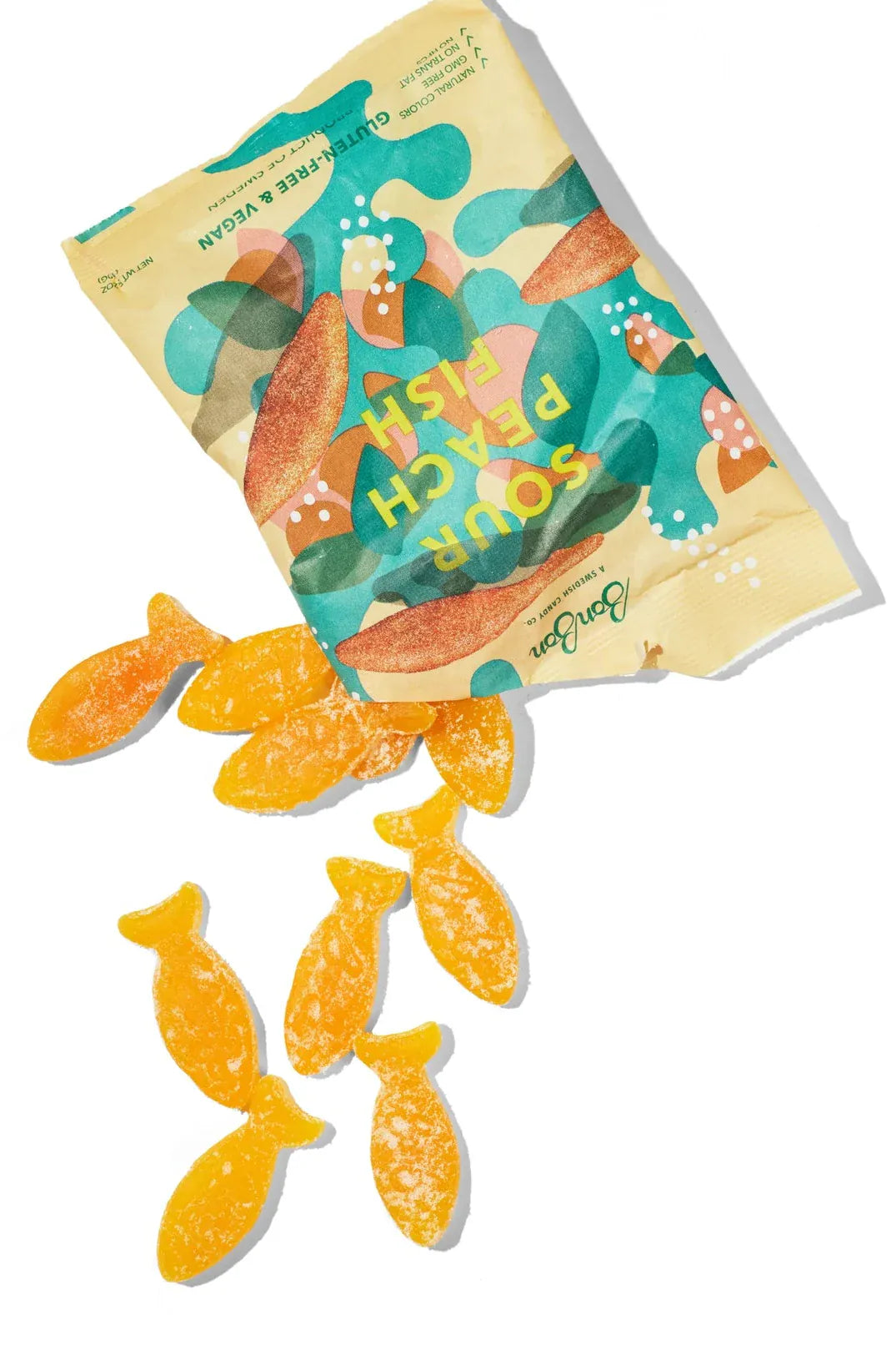 Sour Peach Fish - Swedish Candy 5.2oz (150g)