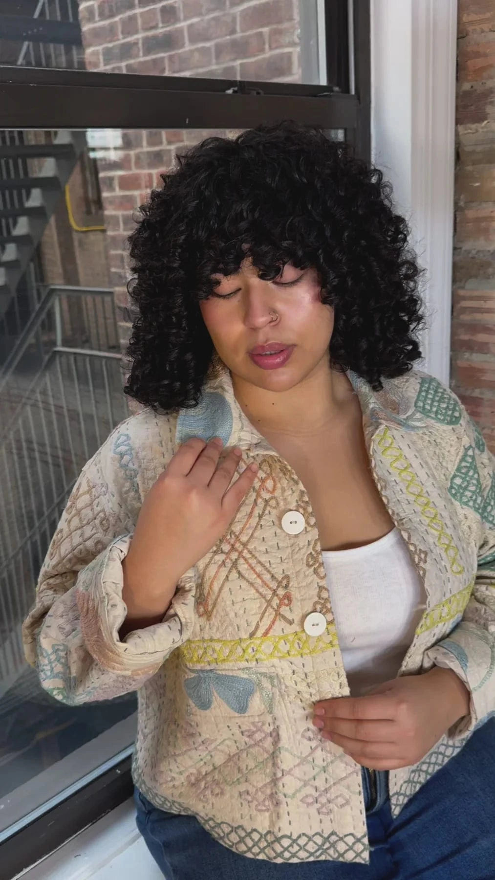 Astrid Jacket - Garden Mosaic