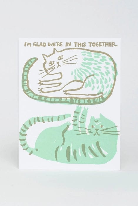 Cats in This Together Card
