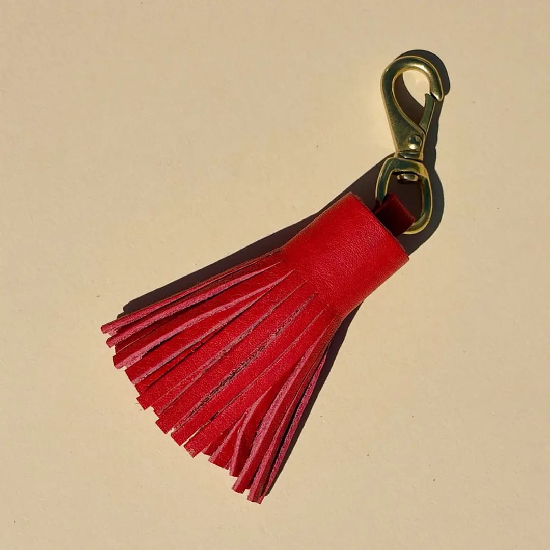 Tassel - Tomato Leather