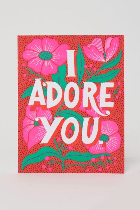 Adore You Flowers Card