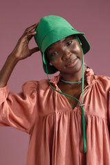 Tulip Bucket Hat - Kelly Green