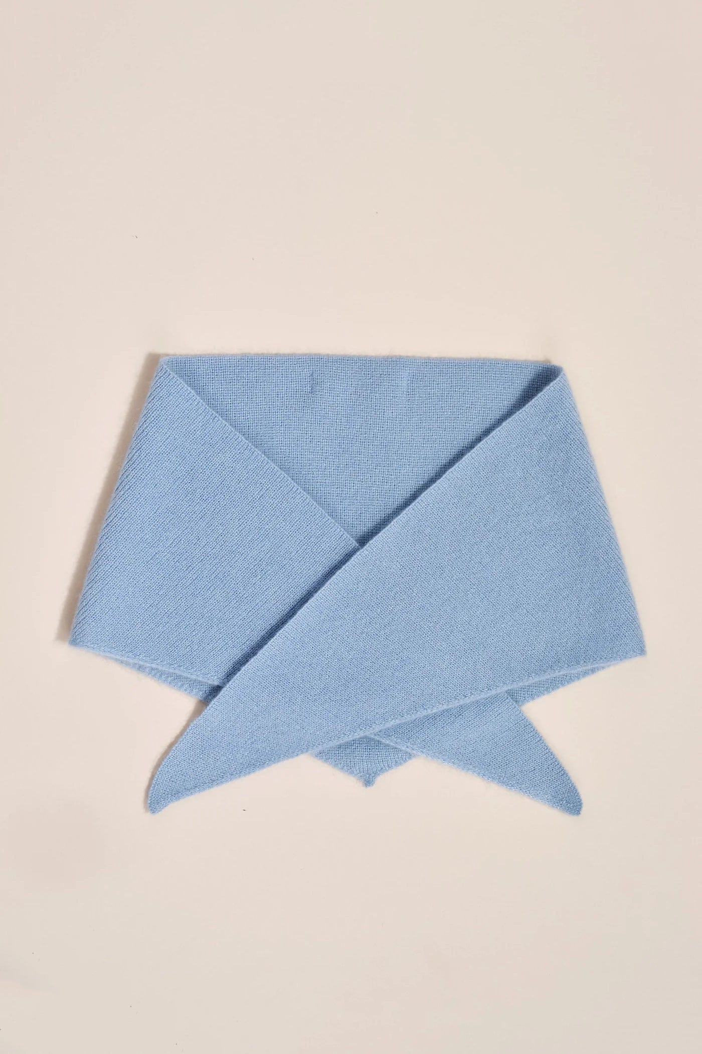 Cashmere Triangle Scarf - Powder Blue