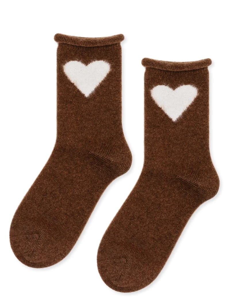 Love Cashmere Crew - Brown