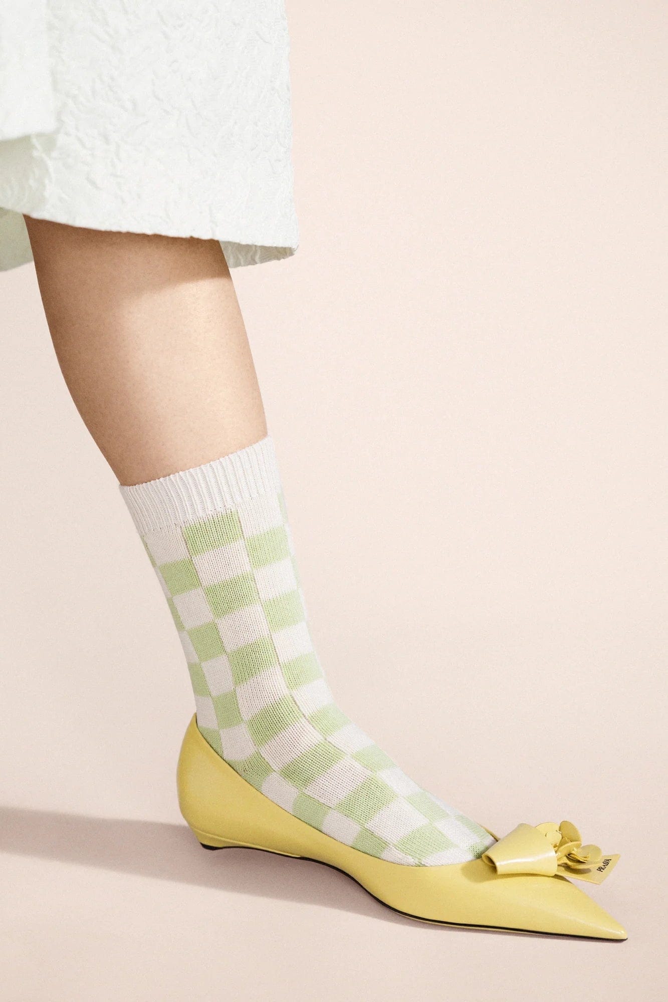 Alice Checkered Crew - Mint