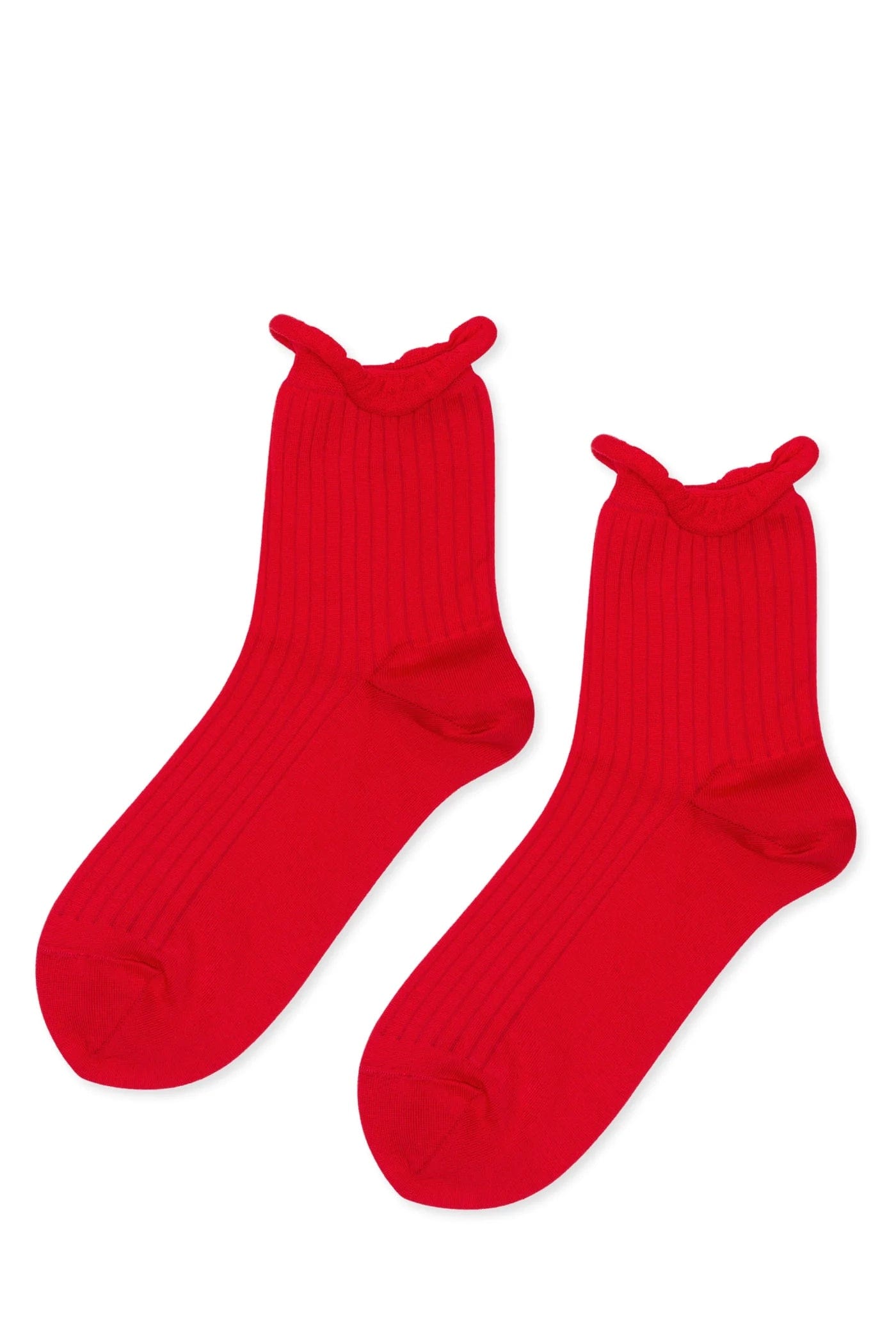 Sea Island Cotton Crew - Red