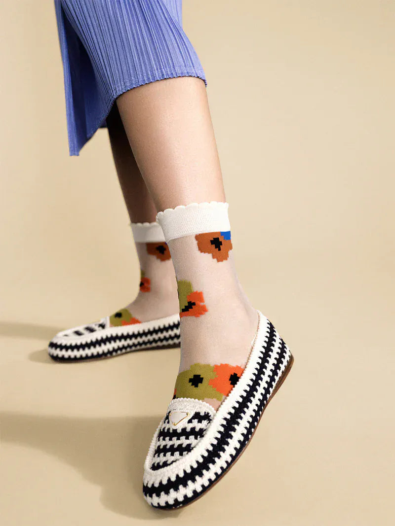 Margot Sheer Crew - White