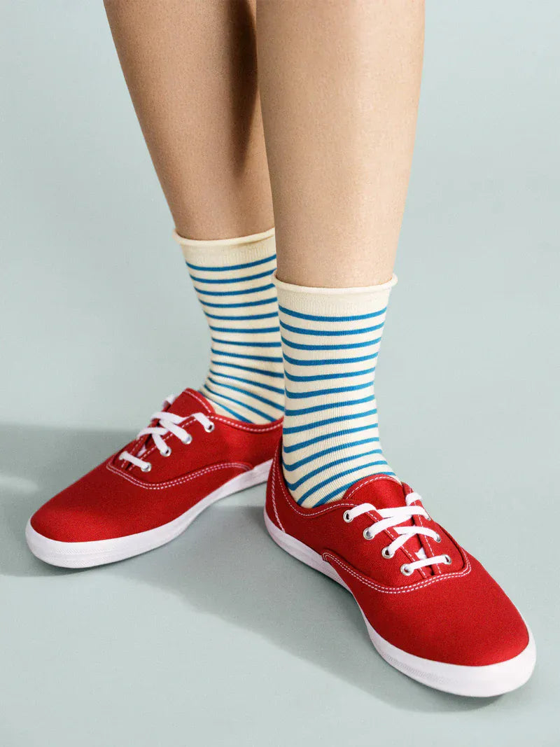 Nautical Stripe Crew - Butter