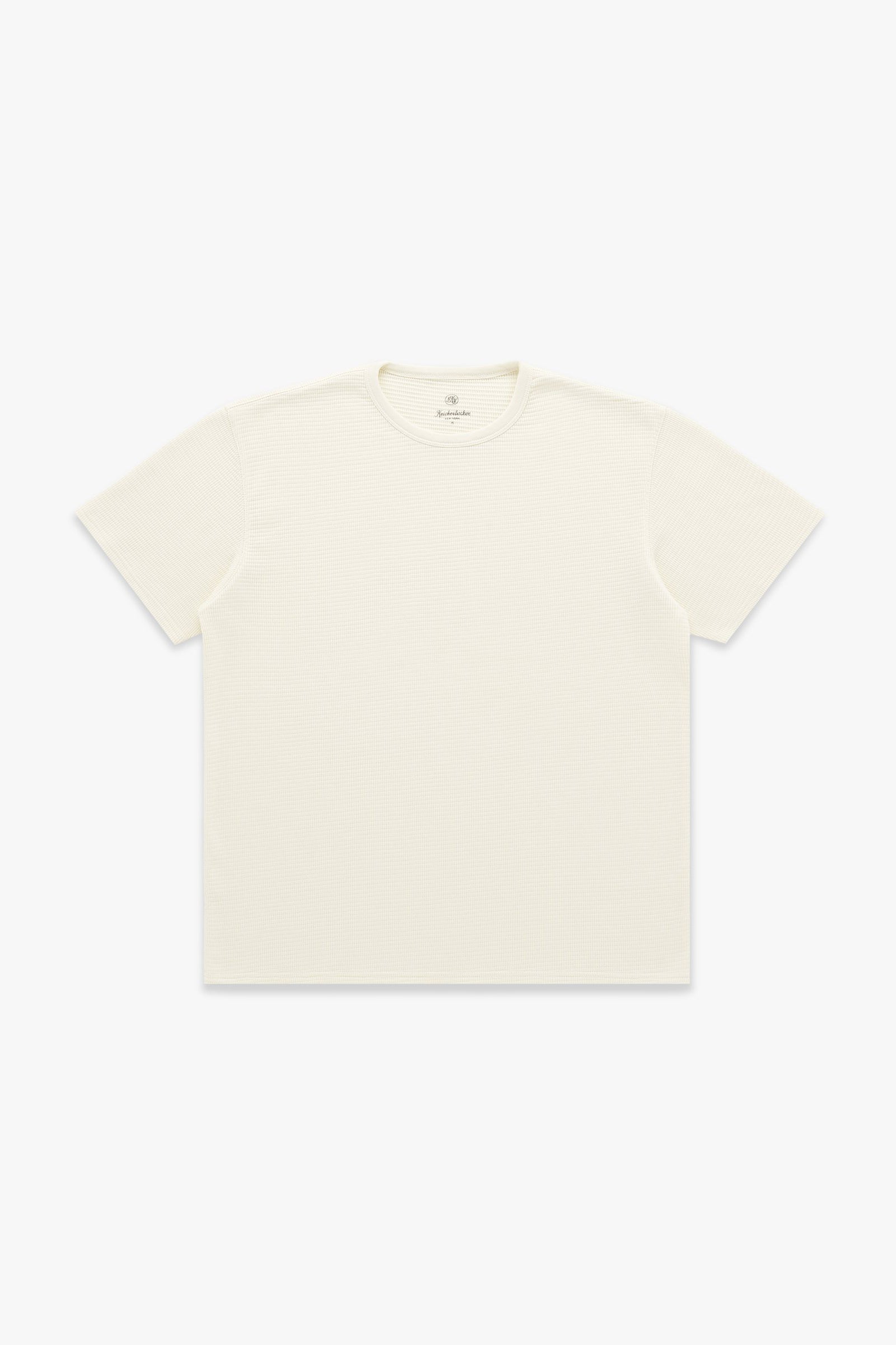 Box Knit T-Shirt - Milk