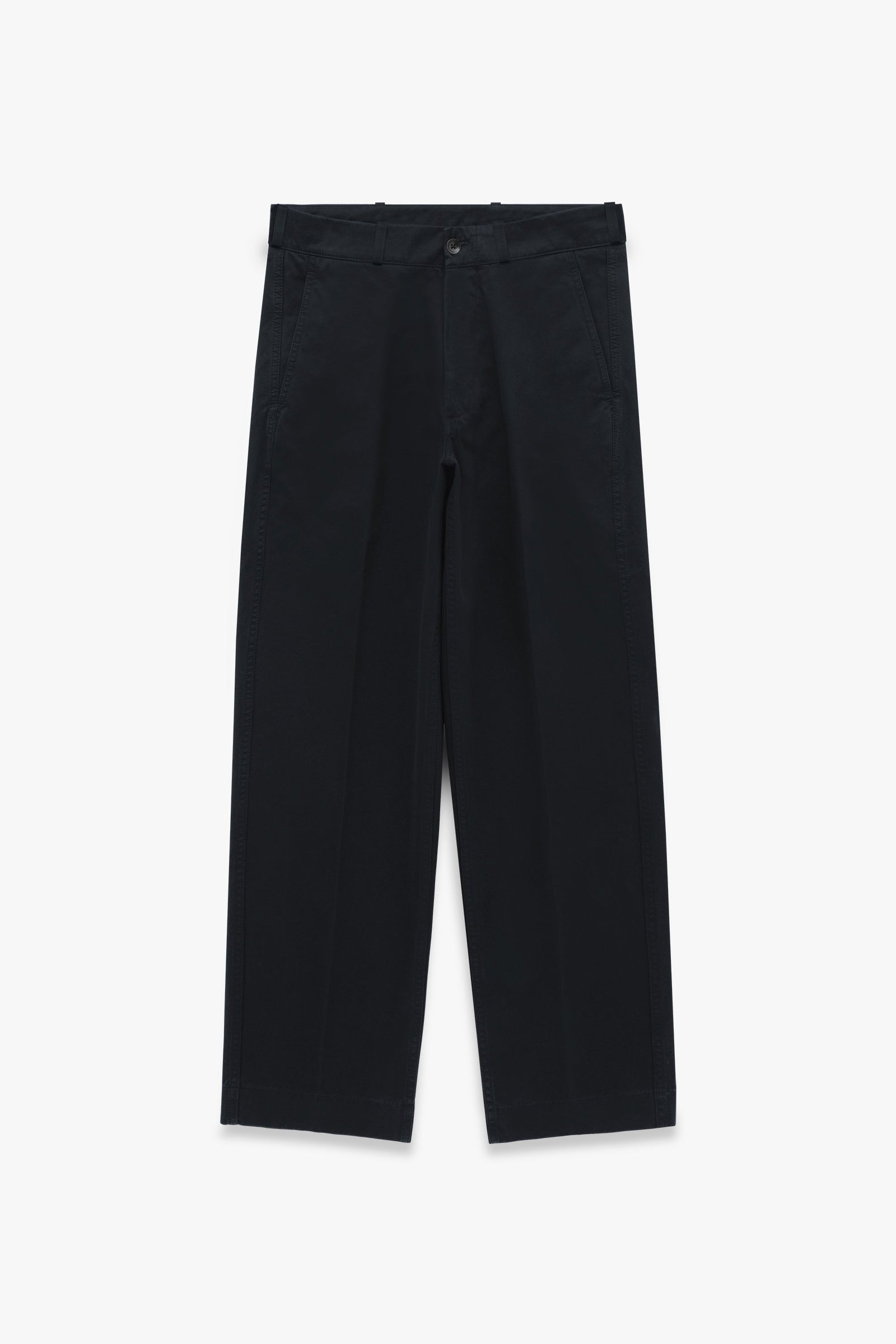 Canal Tapered Gabardine Pants - Deep Navy