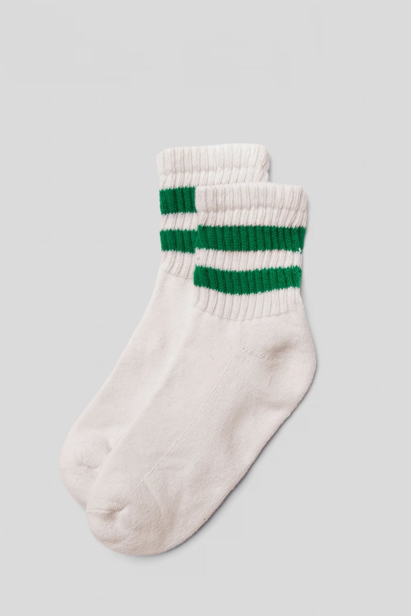 Mono Stripe Quarter Crew - Kelly Green