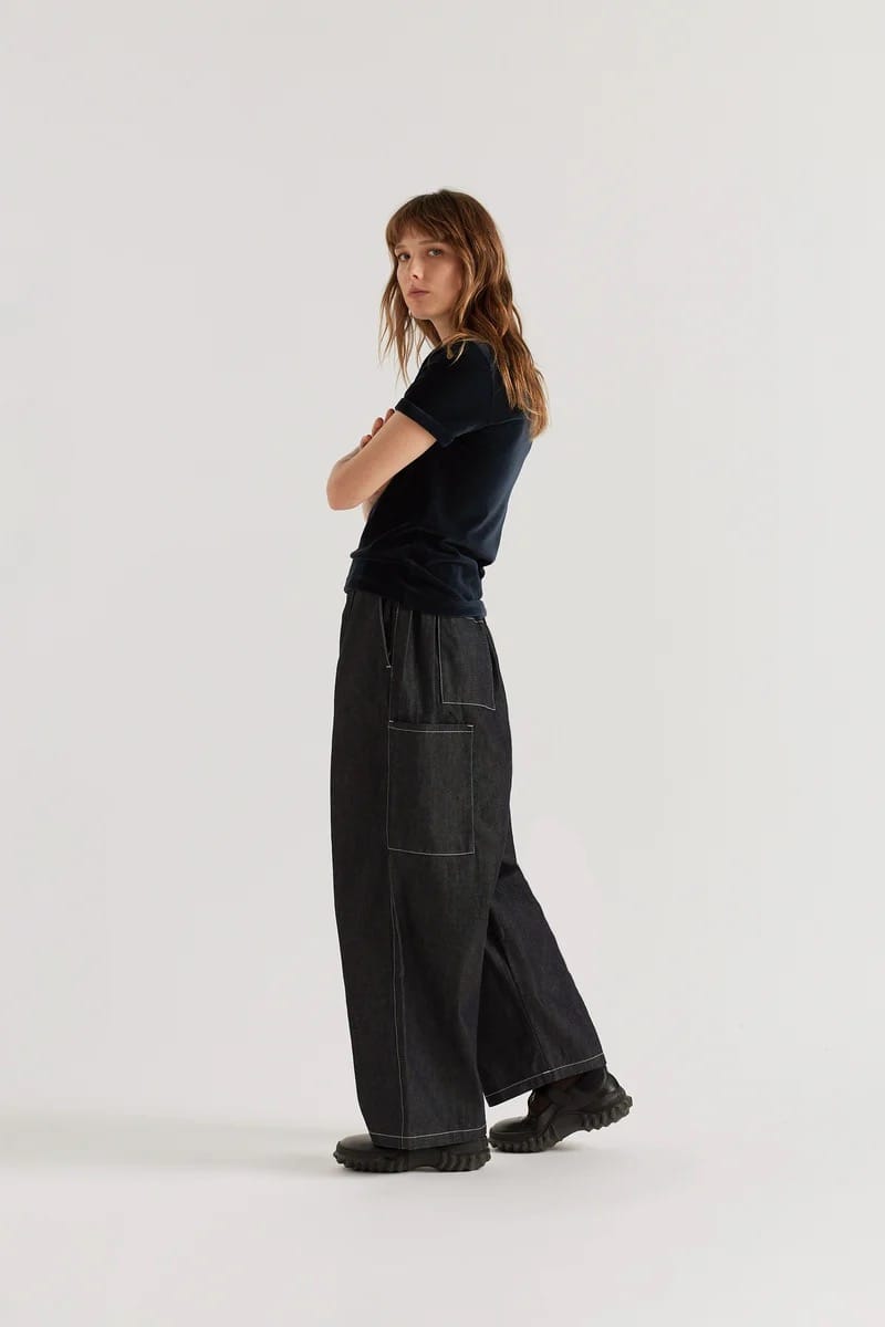 Wisp Elasticated Jean - Dark Indigo