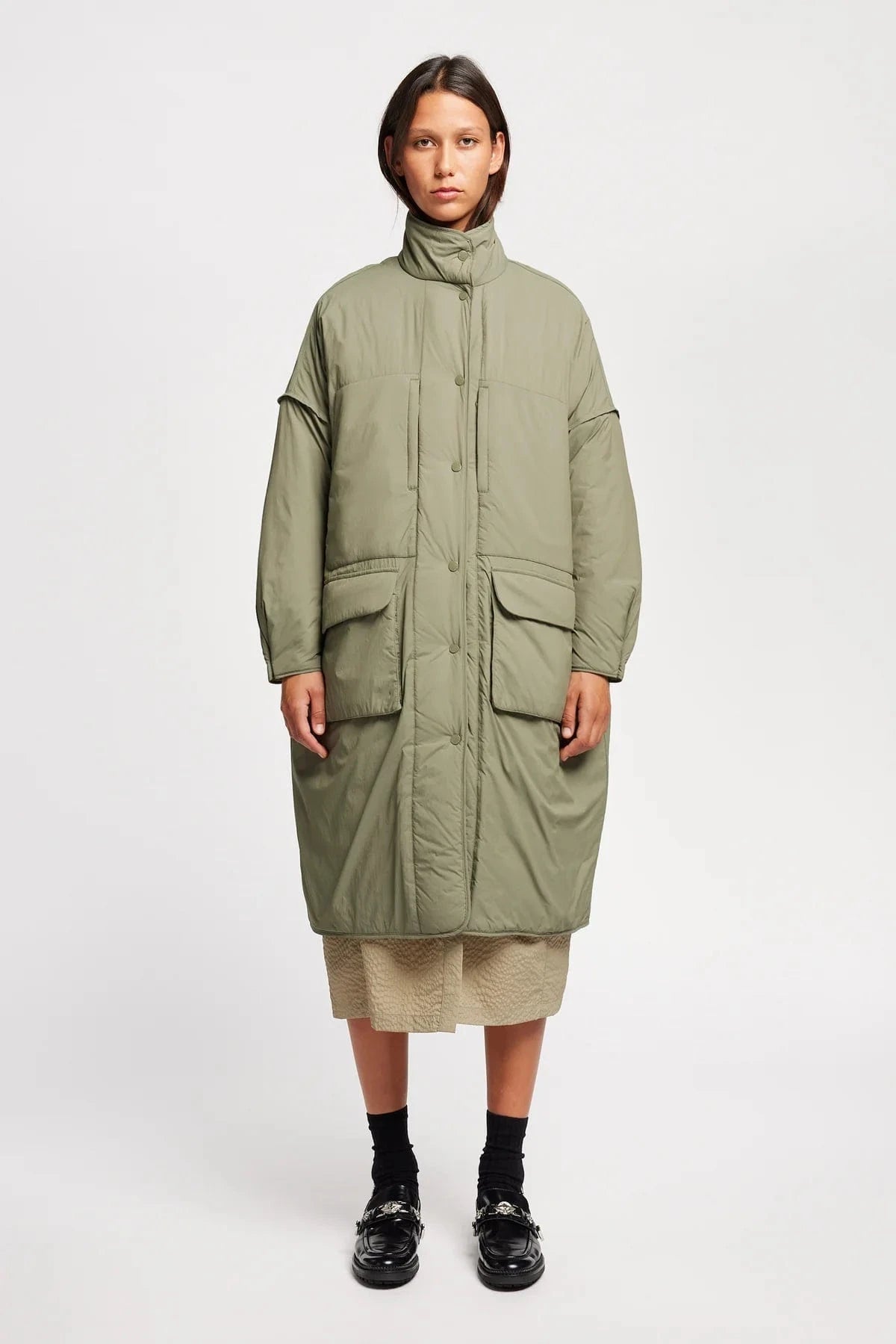 Restore Coat - Dusty Olive