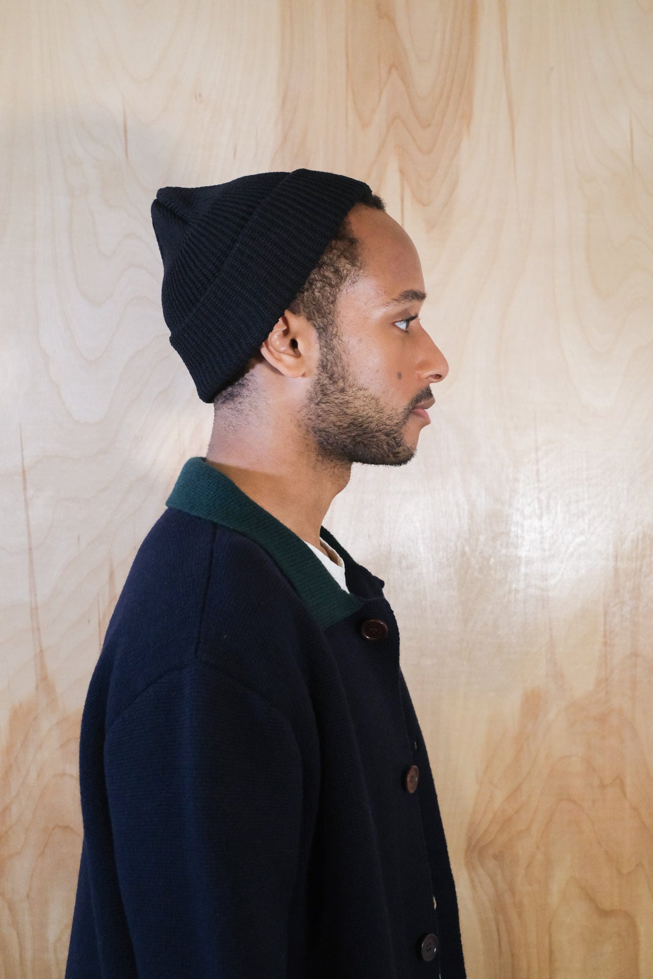 Cotton Watch Cap - Black