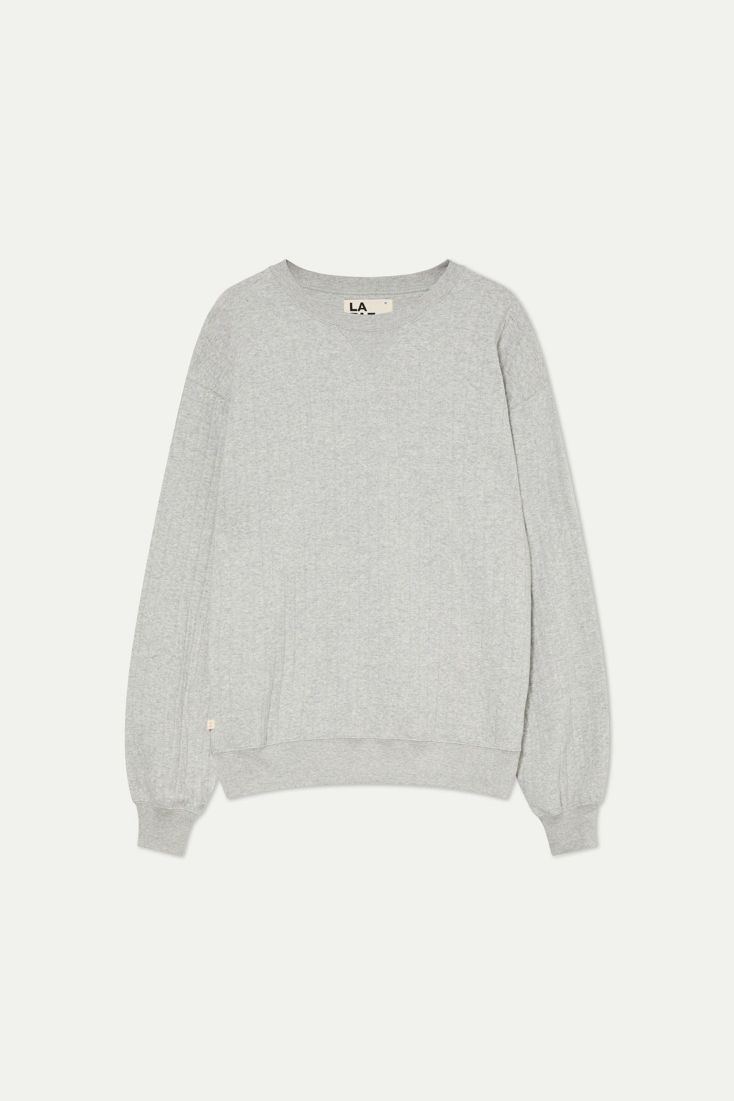 Xavier Ribbed Sweatshirt - Grey
