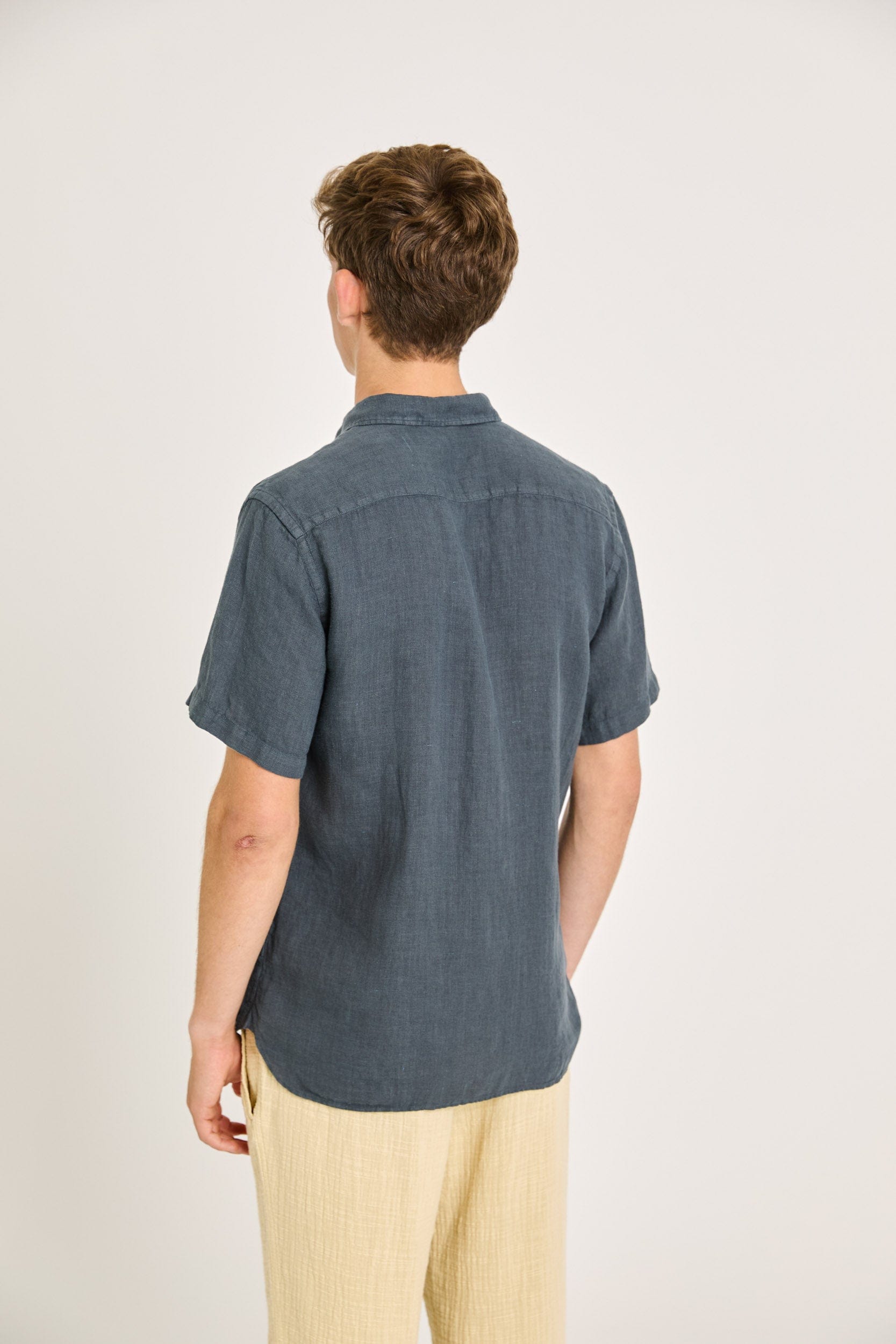 Themudo Shirt - Smoked Pearl Linen