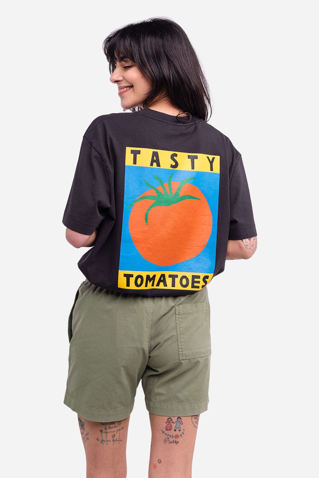 Tasty Tomatoes T-Shirt - Carbon Black