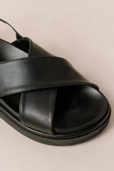 Marshmallow Sandal - Total Black