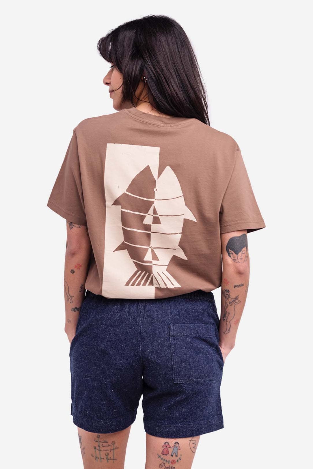 Seabass T-Shirt - Mocha