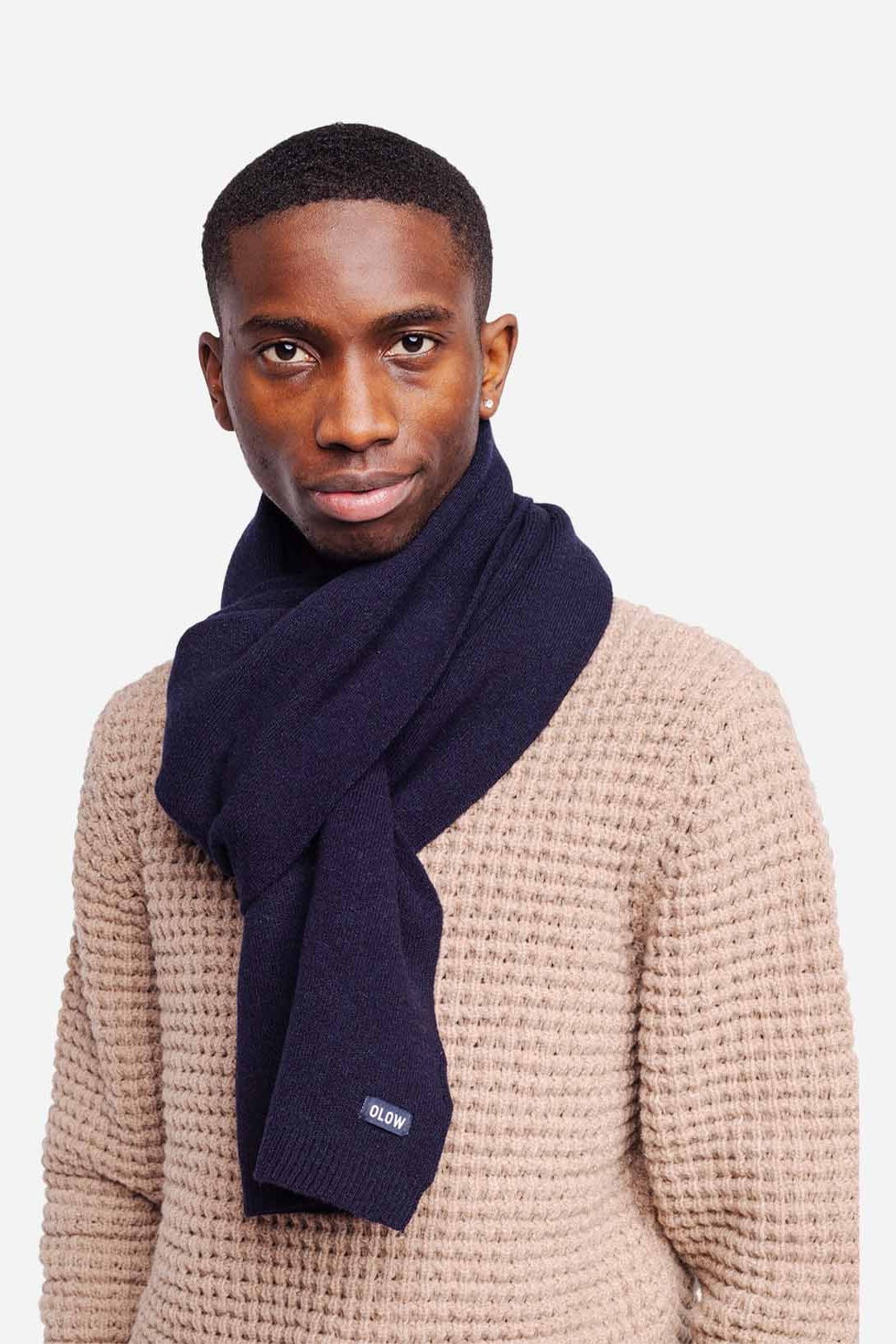 Horn Scarf - Navy