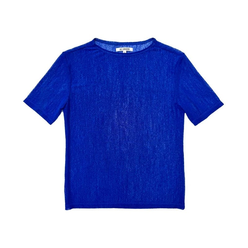 New Mesh T-Shirt - Cobalt