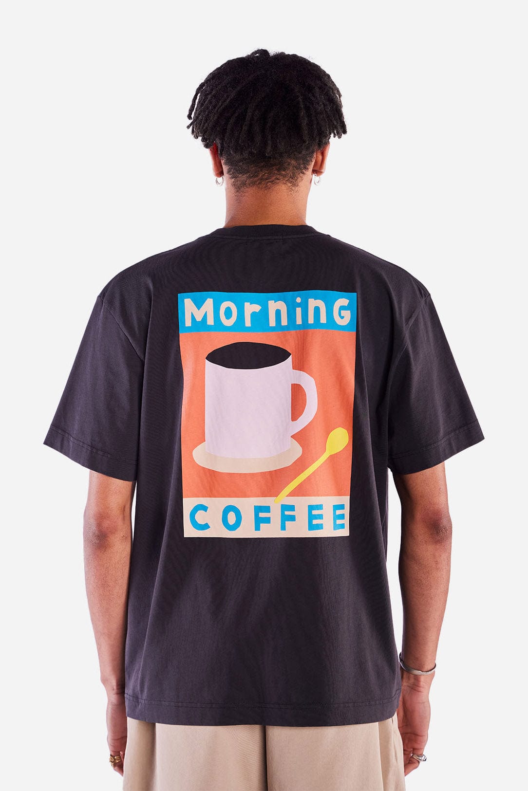 Morning Coffee T-Shirt - Carbon Black