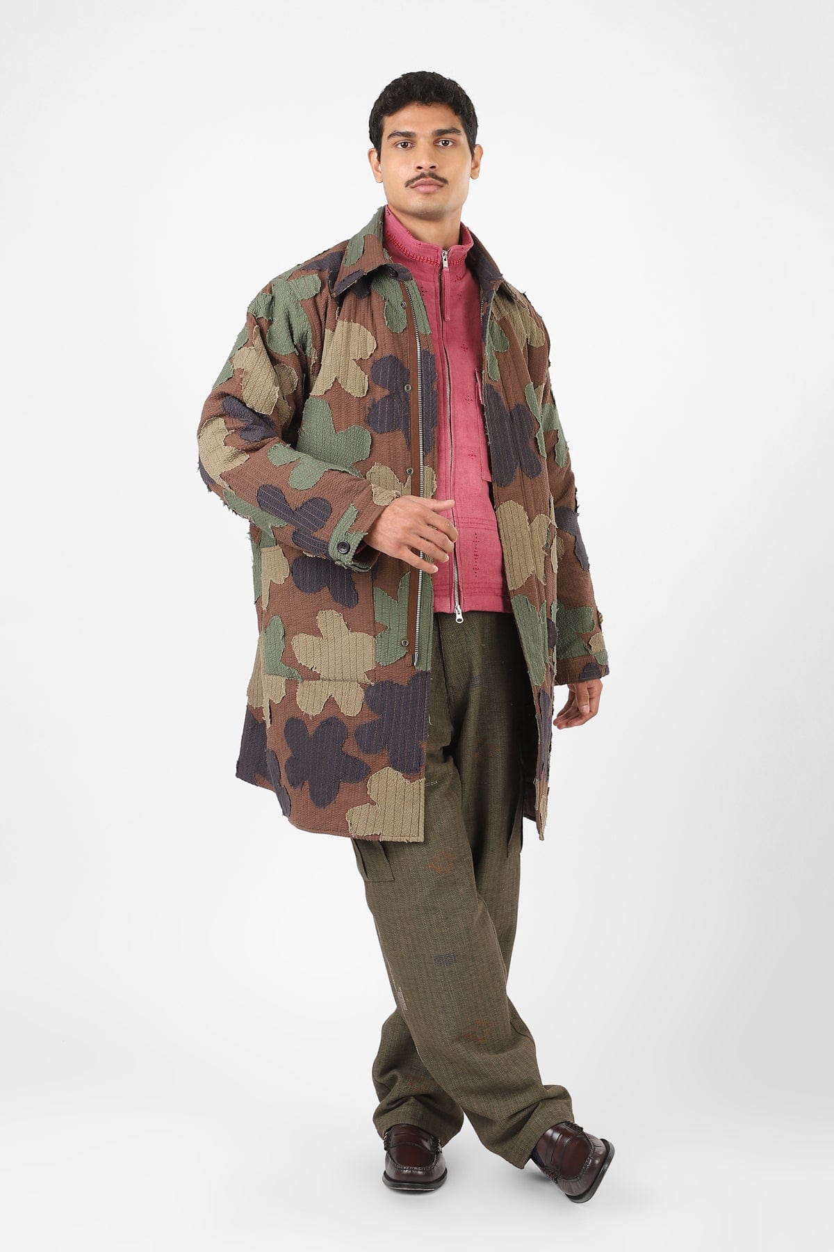 Santos Coat - Flower Camo