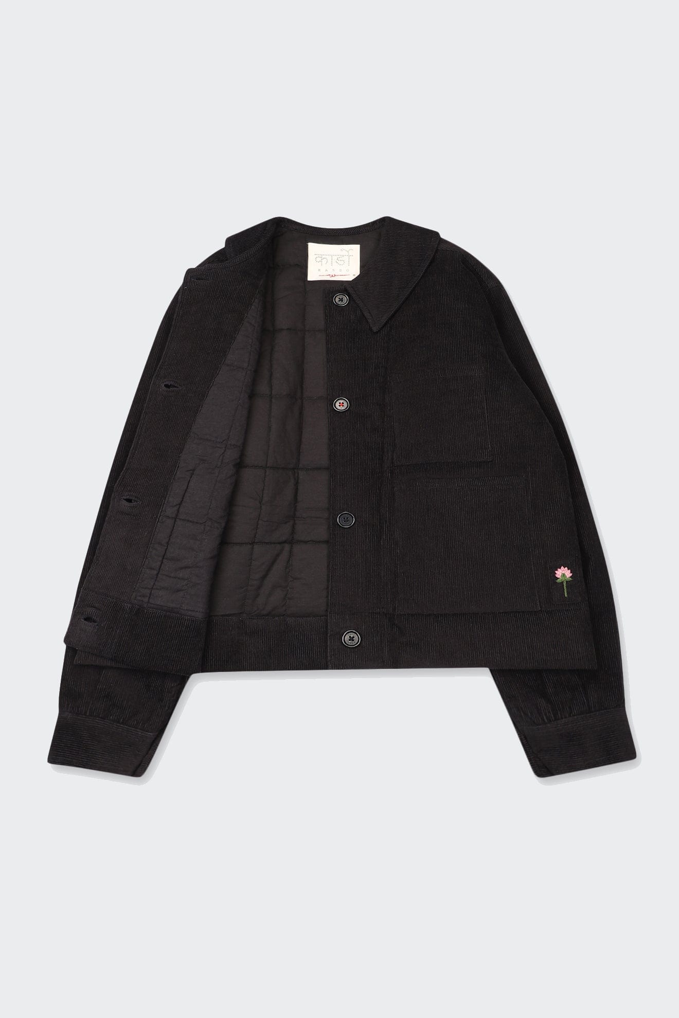 Evora Coat - Black Cord