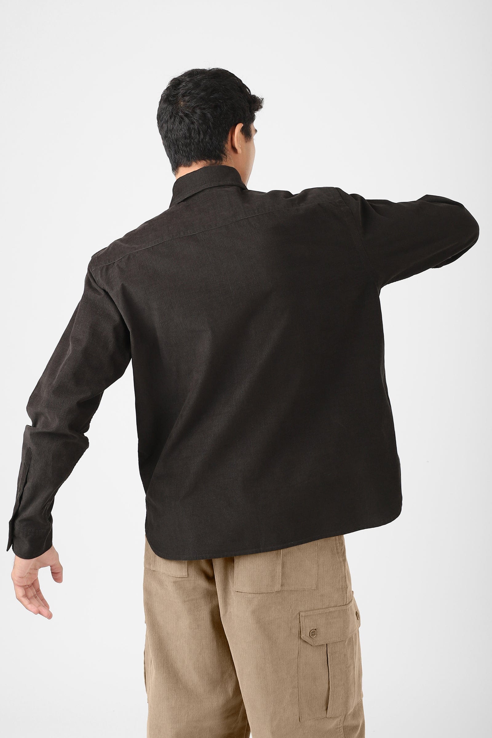 Luis Shirt - Dark Green Cord