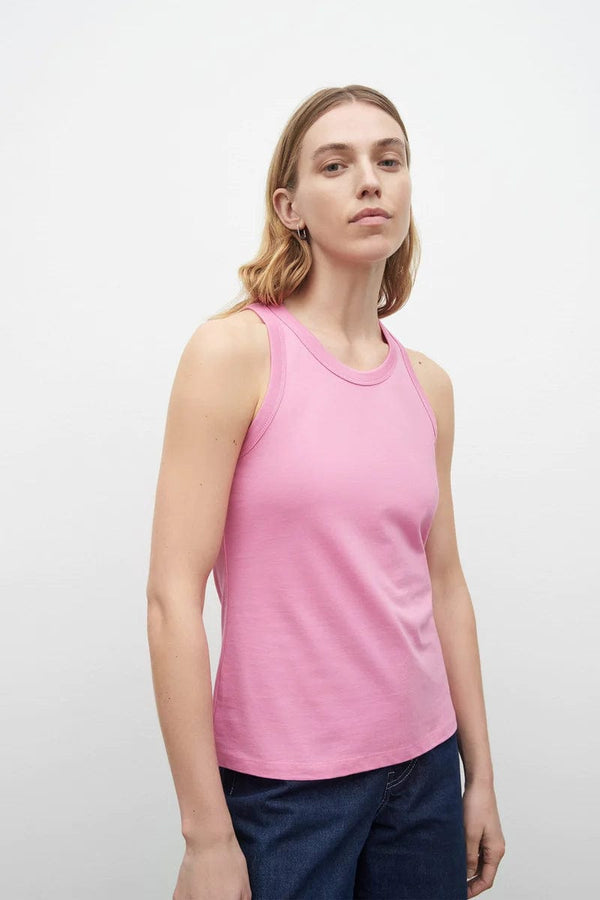 Racer Back Singlet - Peony