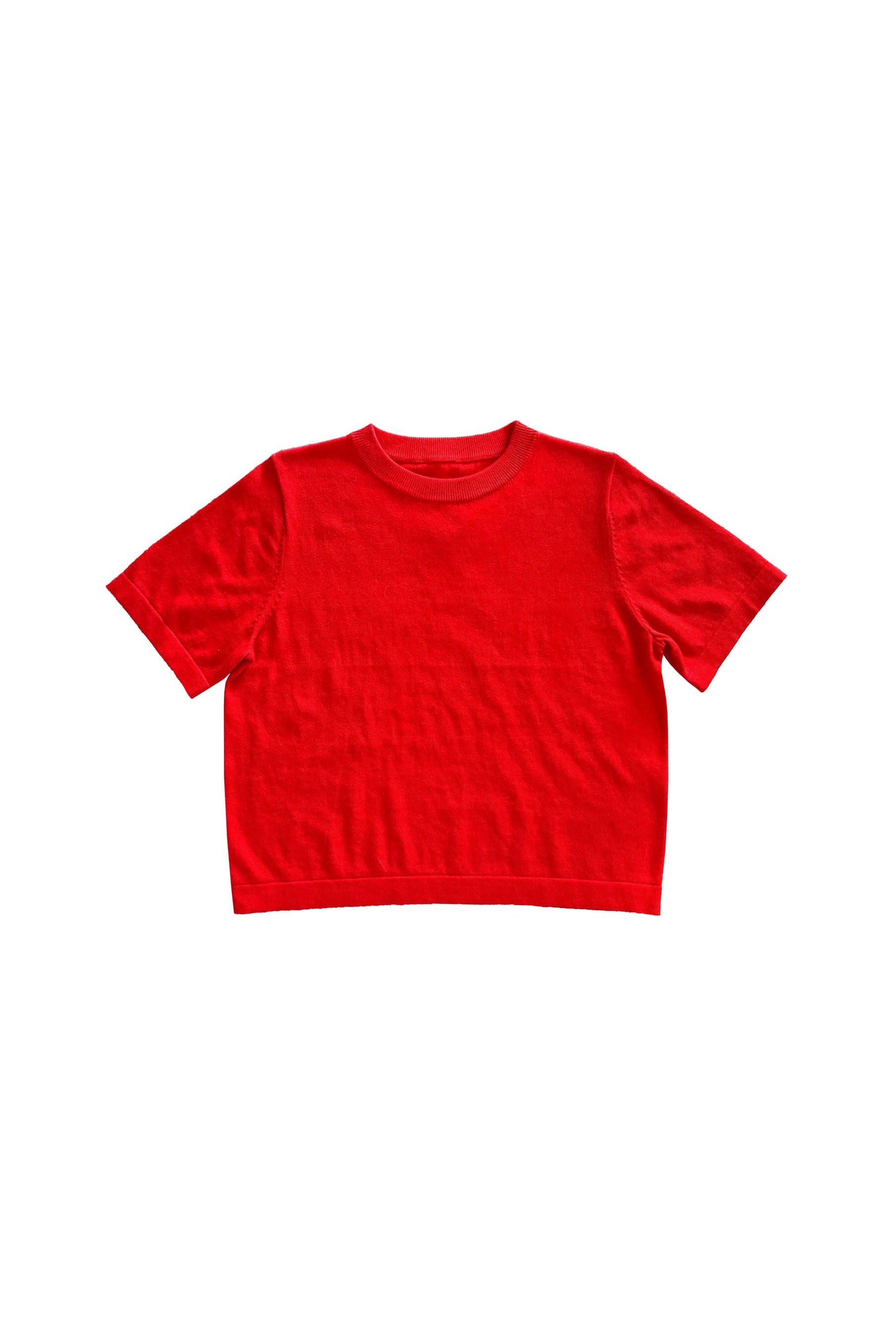 Knit T Shirt - Poppy