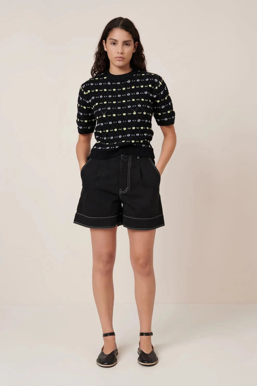 Rhode Top - Daisy Jaquard