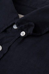 Ribeiro Shirt - Dark Navy Linen