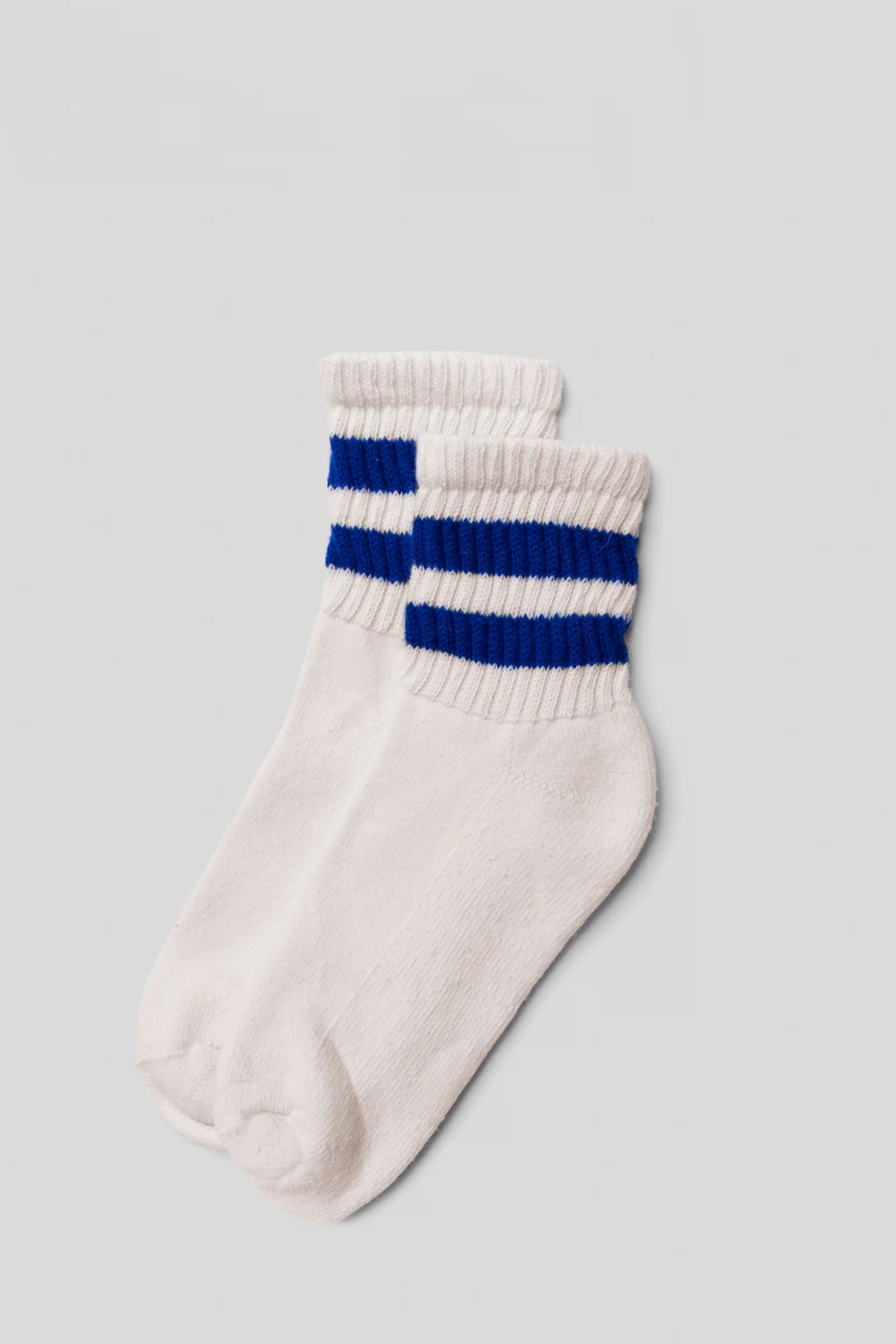 Mono Stripe Quarter Crew - Royal