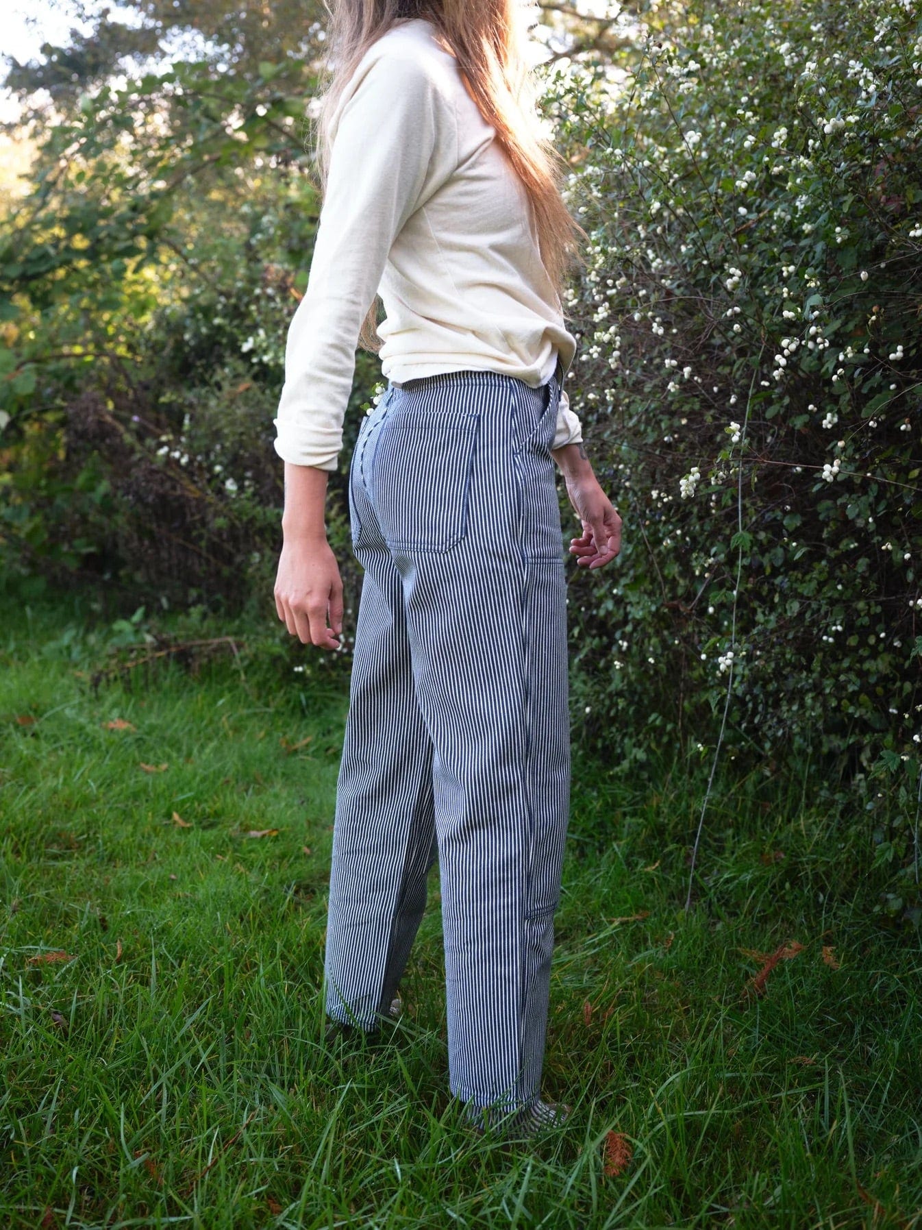 High Tide Pant - Hickory Stripe