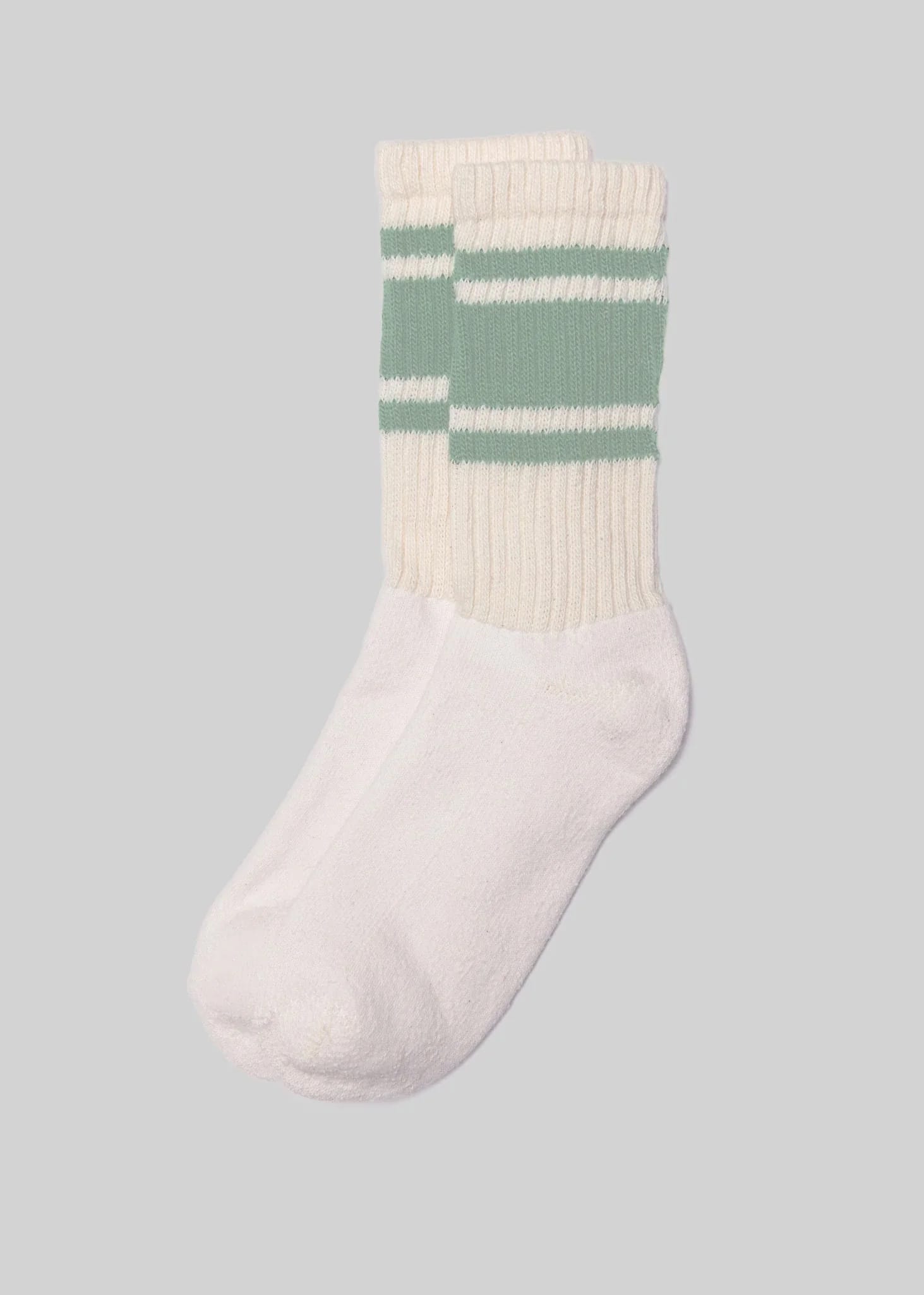 Mono Stripe Crew - Sage