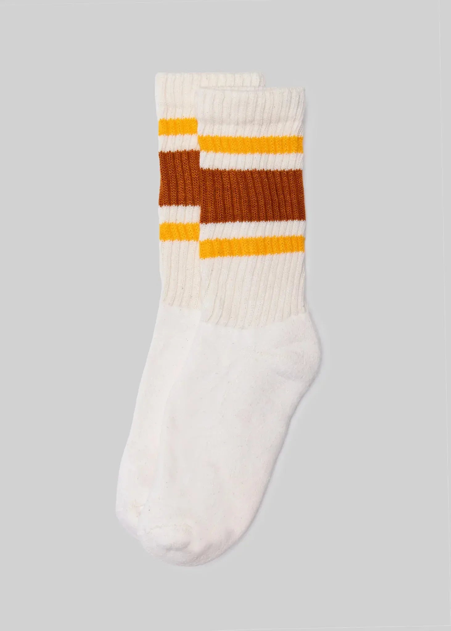 Retro Stripe Crew - Texas Orange / Gold