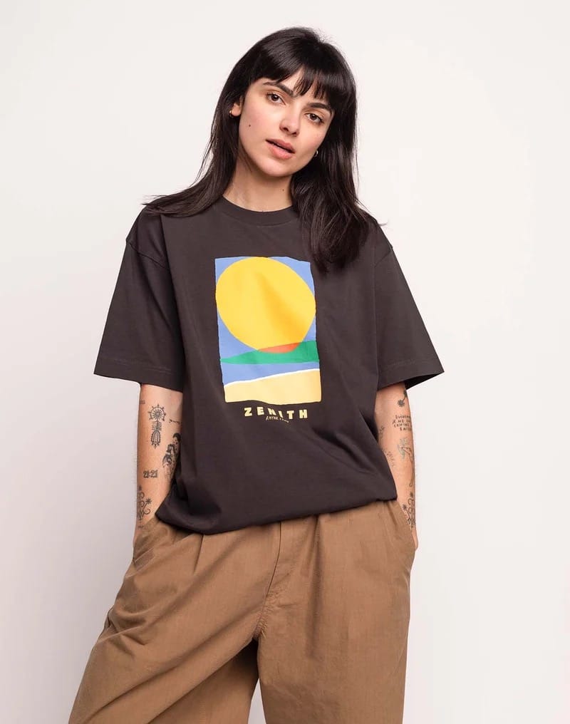 Zenith Tee - Noir Carbon