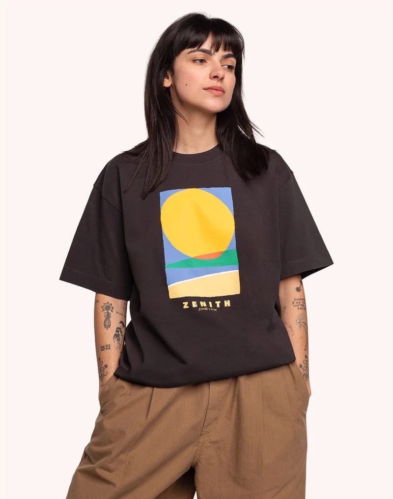 Zenith Tee - Noir Carbon