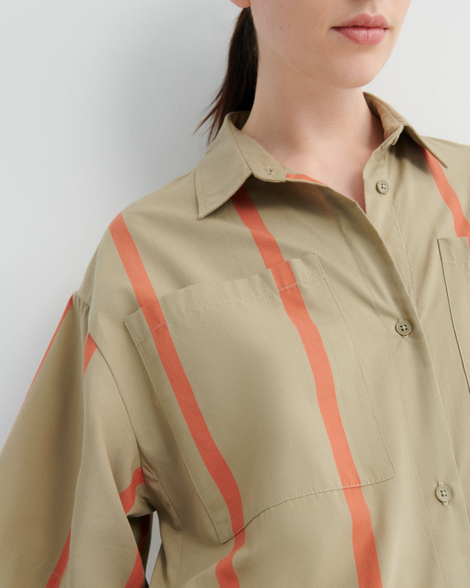 Balance Dress - Nasturtium Stripe
