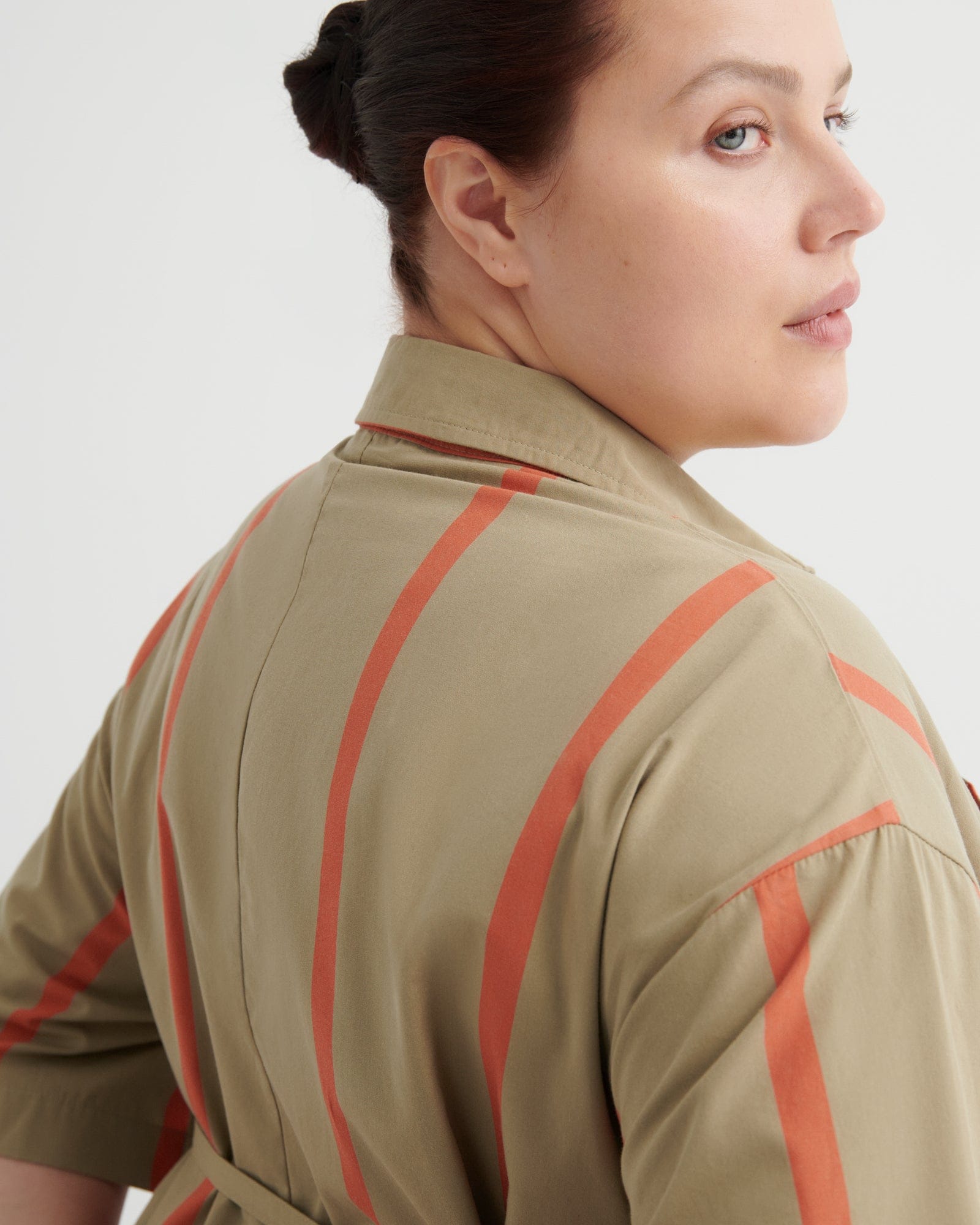 Balance Dress - Nasturtium Stripe
