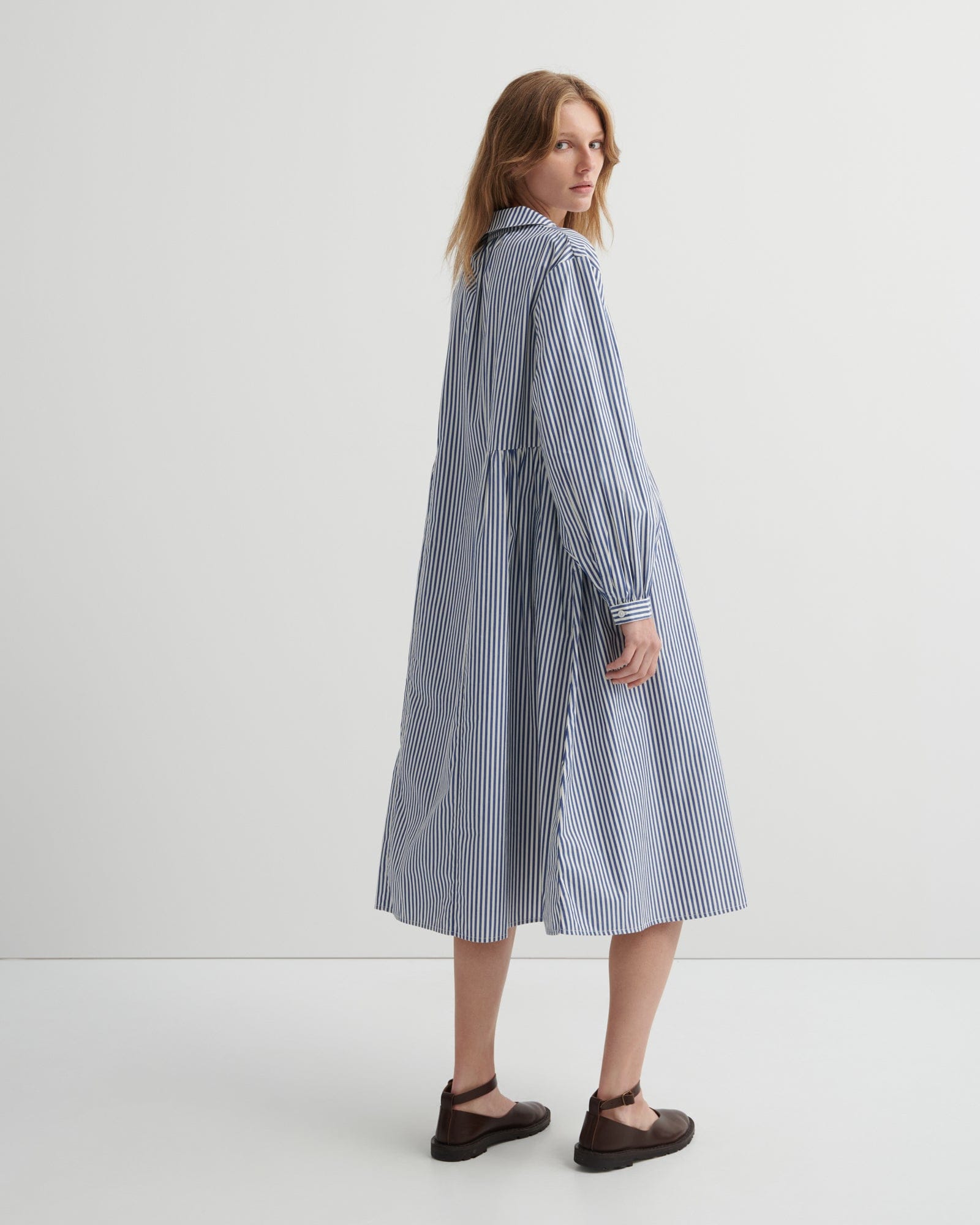 Sonnet Dress - Workwear Stripe