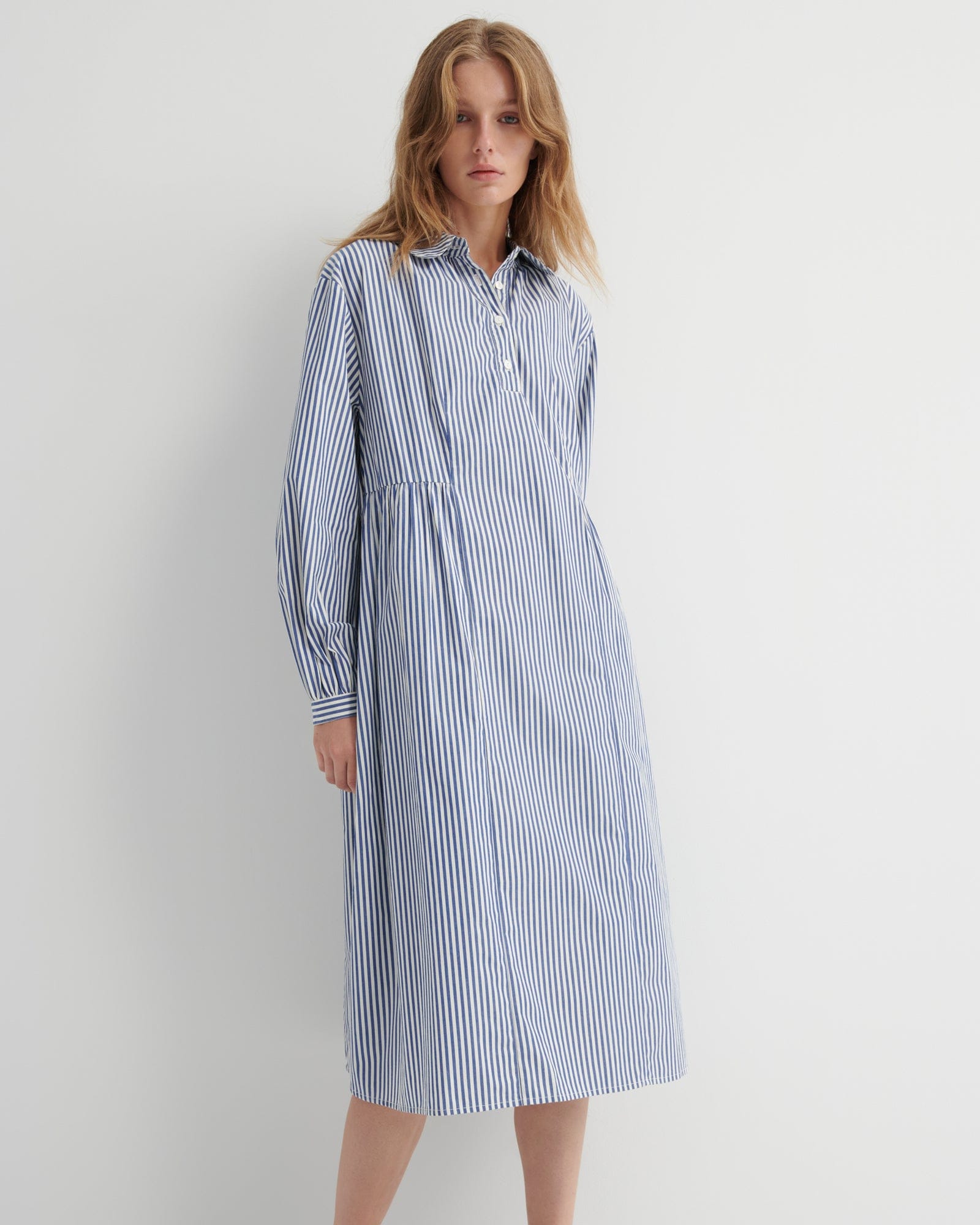 Sonnet Dress - Workwear Stripe