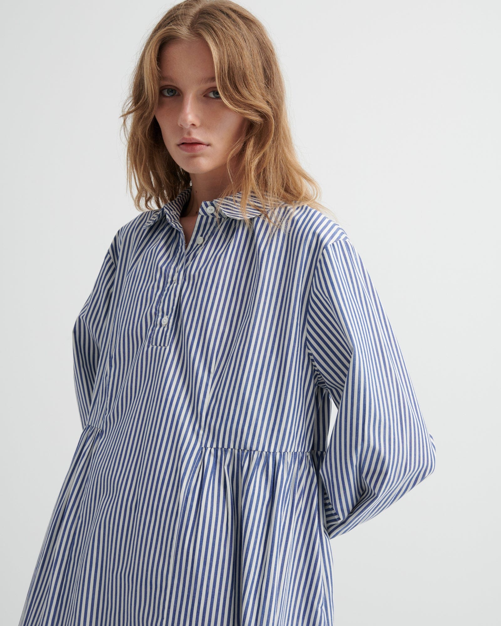 Sonnet Dress - Workwear Stripe