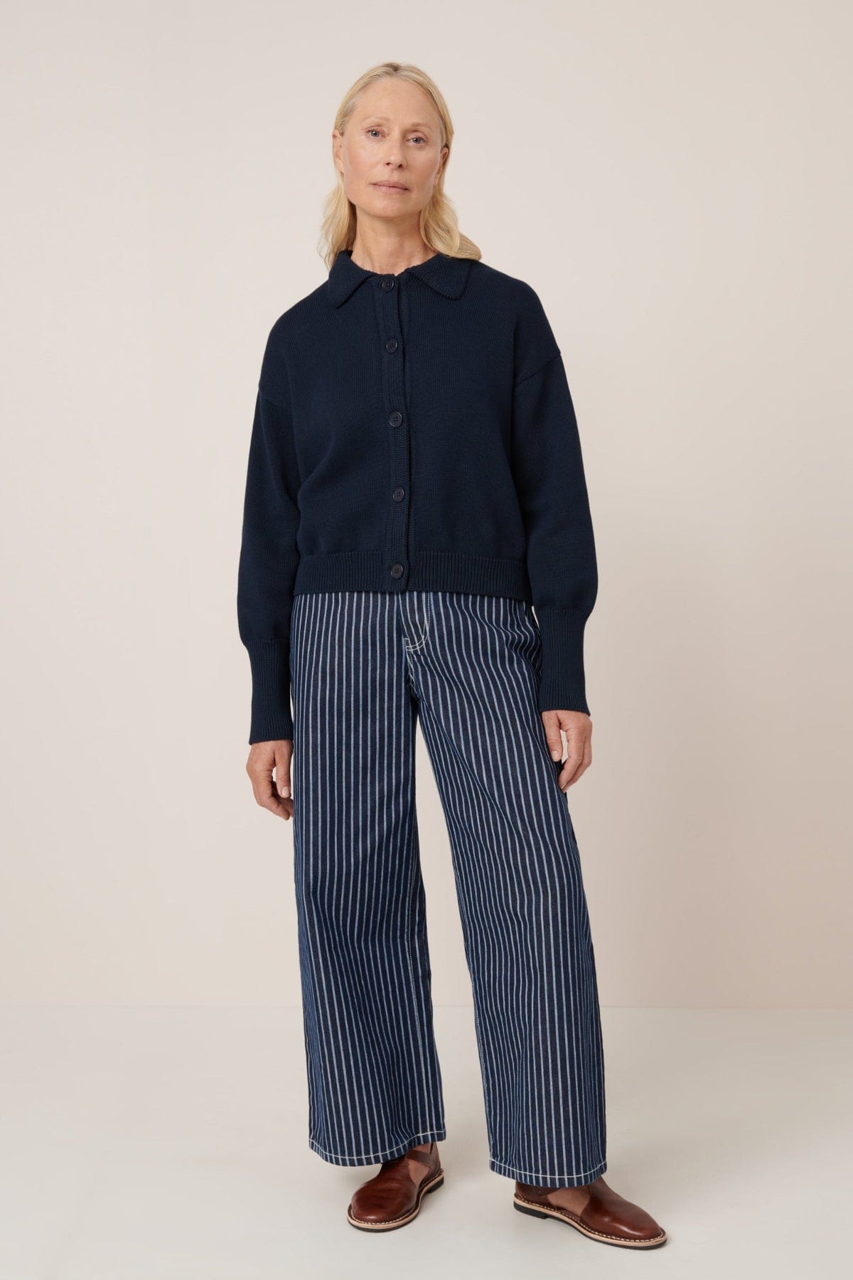 Utility Cardigan - Indigo