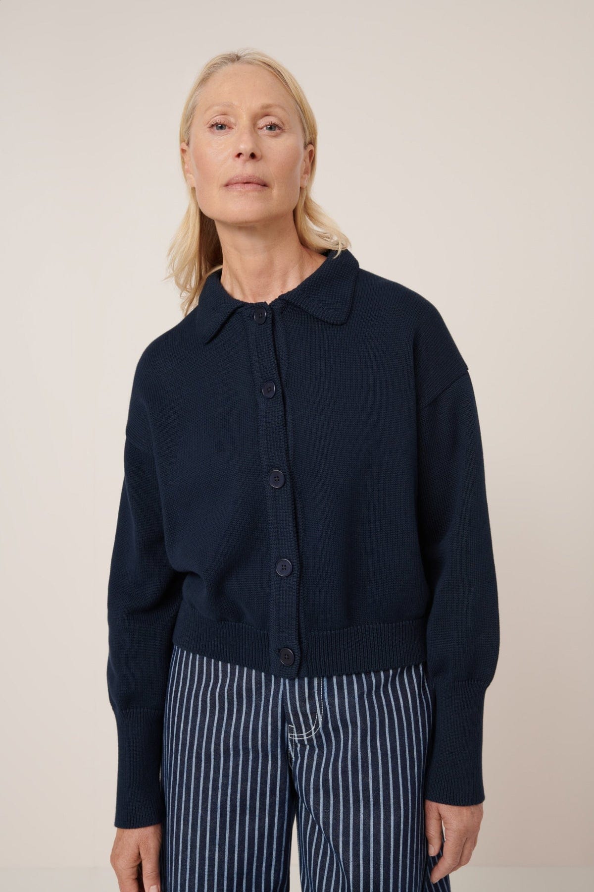 Utility Cardigan - Indigo
