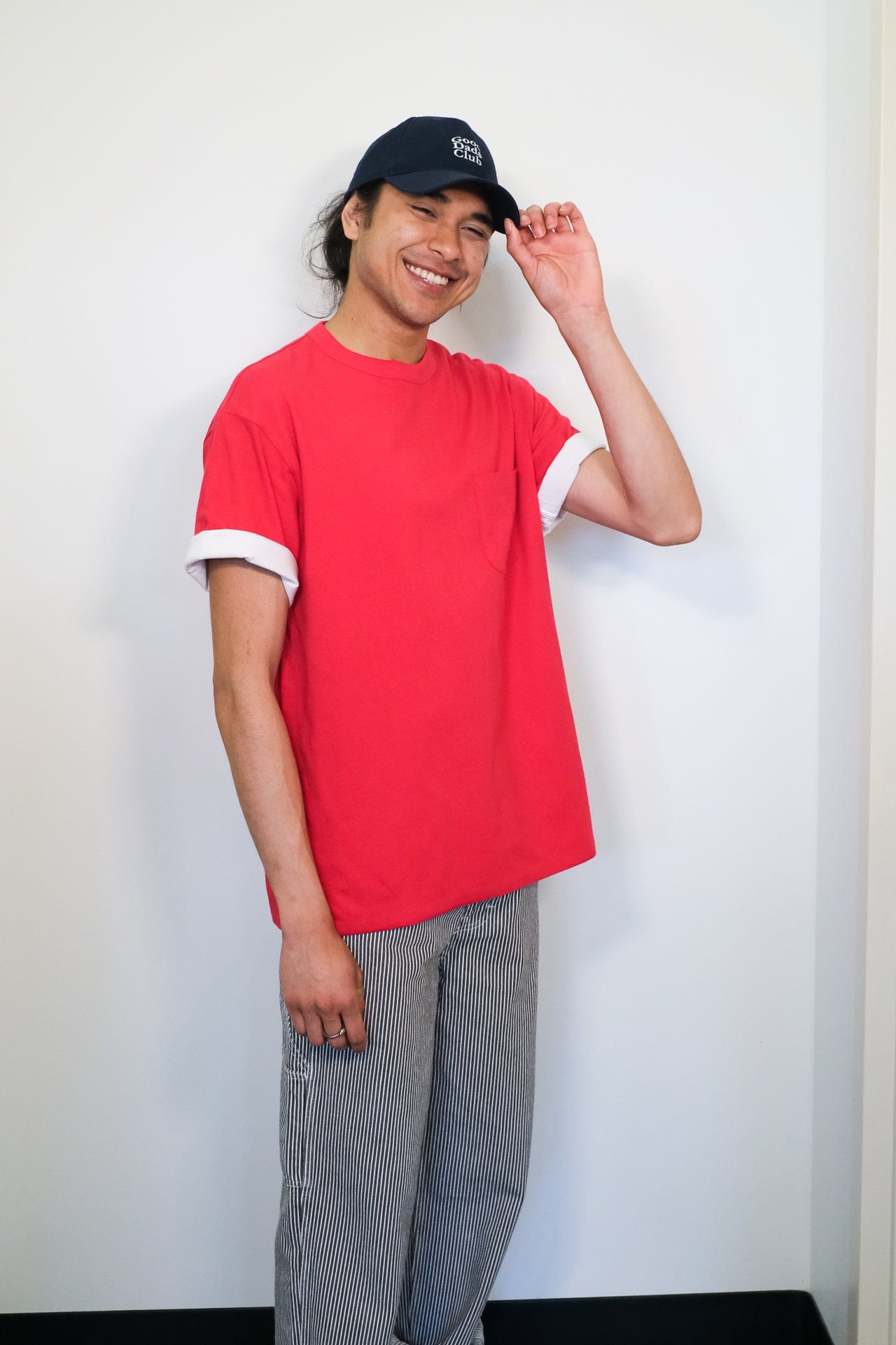 Off white red shirt best sale